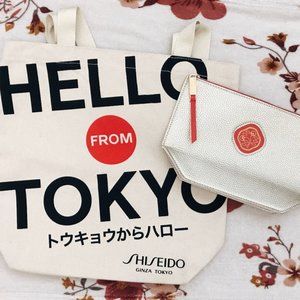 Shiseido Ginza Tote+Cosmetic Bag Bundle